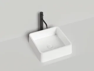 Накладная раковина Salini Gloria 02 S-Stone 1102202MRH 42см RAL снаружи